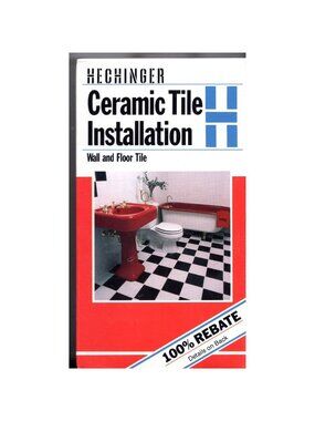 Hechinger Ceramic Tile Installation VHS 1988 Sealed DIY Home Improvement